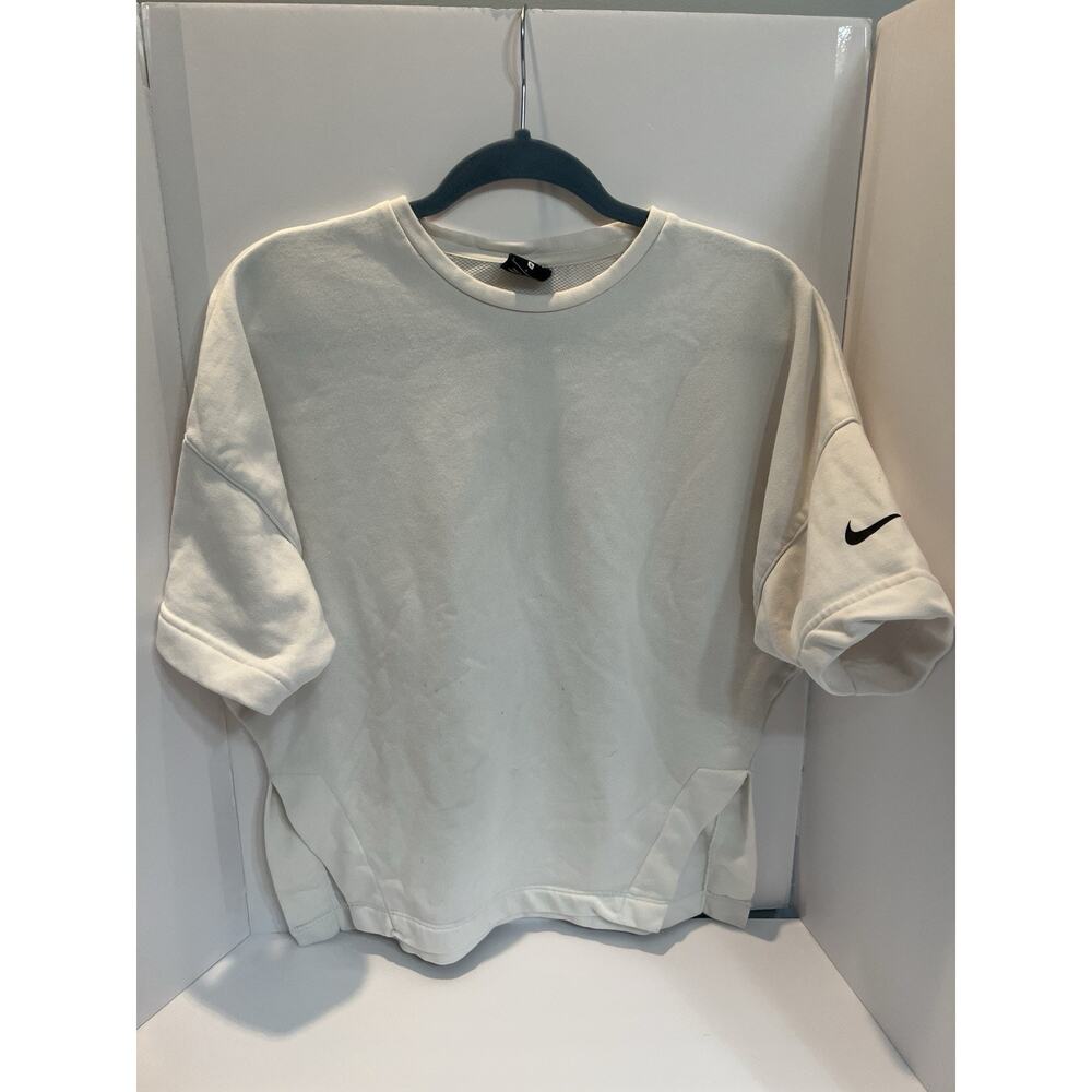 Nike Women’s Sweater Top Short Sleeve oversized Size S